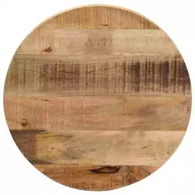 Table Top Ø 60x1.5 Cm Round Solid Wood Rough Mango VidaXL • £41.99