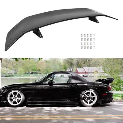 For Mazda Miata MX-5 Carbon Fiber GT Style Racing Rear Trunk Spoiler Wing Lip • $99.49