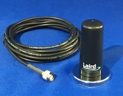 Laird TRA6927M3NB-001  ▨  Low Profile Multiband Phantom Antenna + MAGNETIC BASE • $65