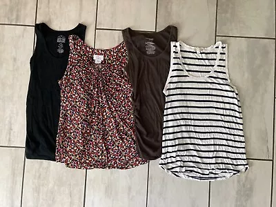 Lot 4 Maternity Tank Tops Size Medium Gap Motherhood Old Navy Sleeveless Shirts • $18