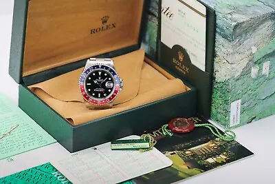 Rolex GMT Master 16700 Pepsi 'Swiss Only' | 1999 | Full Collector Set | MINT • £10999