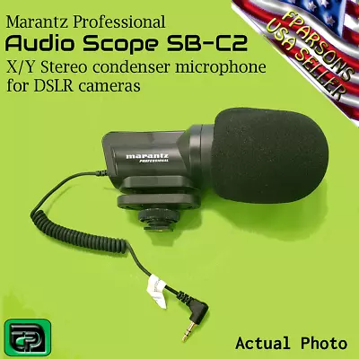 Marantz Professional Audio Scope SB-C2 X/Y Stereo Condenser Microphone For DSLR • $60