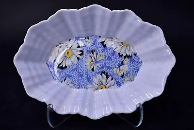 Shelley Bone China Blue Daisy Chintz Nut Dish • $19.88