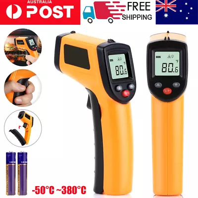 LCD Digital Temperature Gun Non-contact Laser IR Thermometer Temp Meter -50~600℃ • $18.19