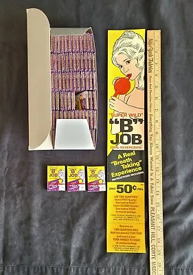 Condom Vending Machine Packages Novelty  B  JOB 72 Pieces PLUS MACHINE LABEL! • $49.99