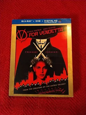 $5.25 • Buy V For Vendetta (Blu-ray/DVD, 2005, 2-Disc Set, No Digital, With Slipcover)