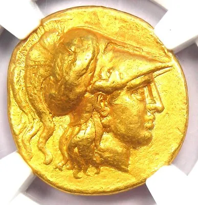 Alexander The Great III AV Stater Gold Coin 336-323 BC - Certified NGC VF • $4735.75