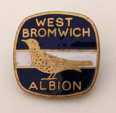 Rare Vintage West Bromwich Albion Club Crest Enamel Pin Badge Brooch • £26.99