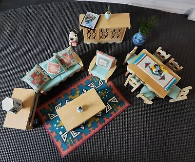 1:12 OOAK Handmade Southwestern Dollhouse Miniature Living Room & Dining Set Lot • $99.99