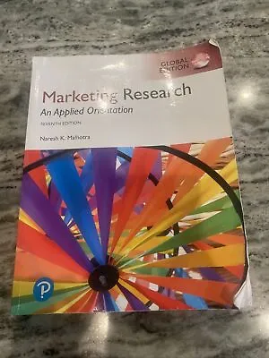 Marketing Research: An Applied Orientation 7th Global Edition • $70