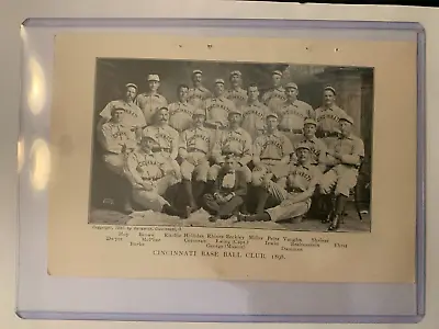 1899 Spalding Baseball Guide Cincinnati Reds Chicago Orphans (Cubs) Team Photos • $24
