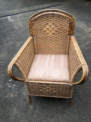 $290 • Buy 100 Year Old Cane Potty Chair