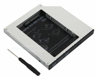 £31.99 • Buy 2nd HDD SSD Hard Drive IDE TO SATA Caddy For Dell Inspiron 1318 6400 E1505 B130