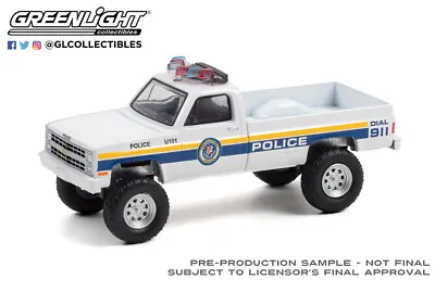 Greenlight Hobby Exclusive Philadelphia Police 1986 Chevrolet M1008 CUCV 30241 • $11