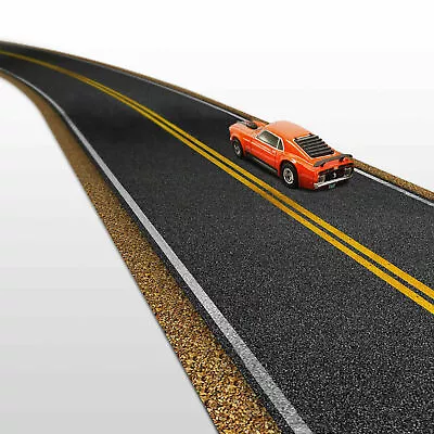 1/64 Scale Model Real Roads Fits Matchbox Roadway Hot Wheels Road Set Slot Cars • $92.46