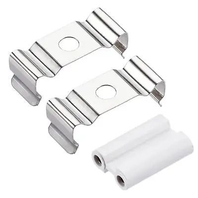 T4 S Bracket LED Fluorescent Tube Holder With 2 Pin Connectors • £4.50