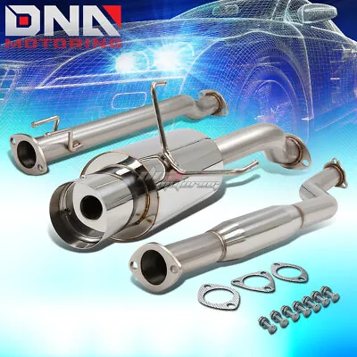 4 Muffler Tip Stainless Steel Exhaust Catback System For 02-05 Civic Si Ep3 K20 • $139.99