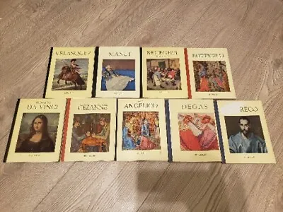 9 VTG HYPERION MINIATURES MASTERS IN ART Books Da Vinci • $49.95