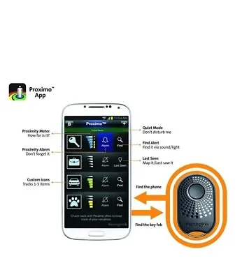 Kensington Proximo K39565 Kit Bluetooth Tracker Android IOS IPhone IPad Samsung • £12