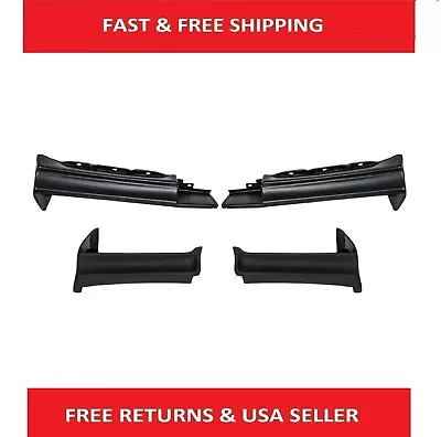 4 Pcs Bumper Filler Black Primer W/Hardware ABS Plastic Fit 1981-87 Buick Regal • $120.05