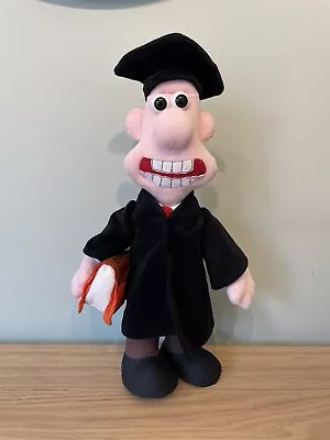 Aardman Animations 14  Wallace & Gromit Graduation Soft Plush Toy (1989) • £8.95
