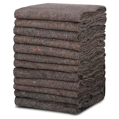 12 Moving Blankets Heavy Duty Shipping Furniture Protection 53 X 74 Inch • $30.58