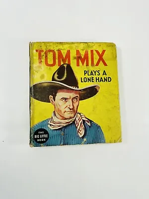 $36.74 • Buy Vintage 1935 Tom Mix Hardcover Book Cowboy Western Childrens Whitman 