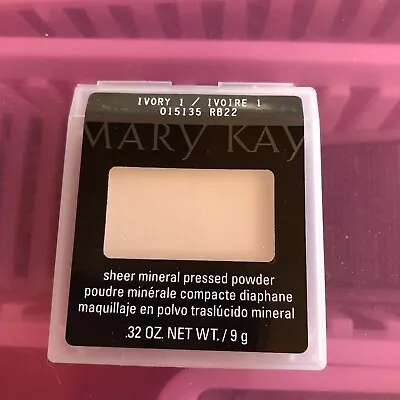 Mary Kay Sheer Mineral Pressed Powder Ivory 1 015135 .32 Oz New • $9.97