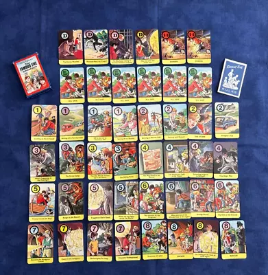 VINTAGE Enid Blyton Famous Five Adventures  PEPYS CARD GAME  Complete With Rules • £9.99