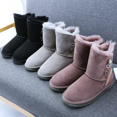 Womens Ladies Classic UGG Boots Water Resistant Premium Australia Sheepskin Wool • $65.99