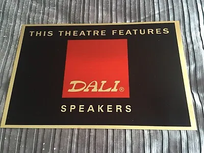 $17.79 • Buy Dali Speakers  Cinema Sign