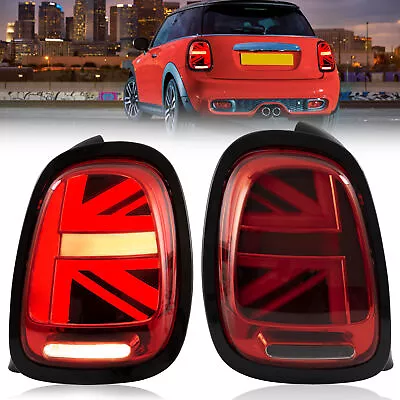 2PCS LED Tail Lights Red For 2014-2021 2022 BMW Mini Cooper F55/56/57 Sequential • $189.99