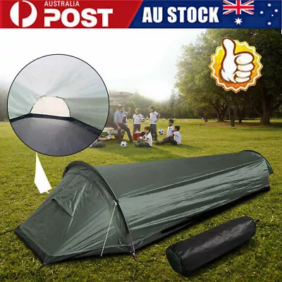 Waterproof Camping Tent Portable Ultralight Single Person Tent Backpacking Tent • $70.19