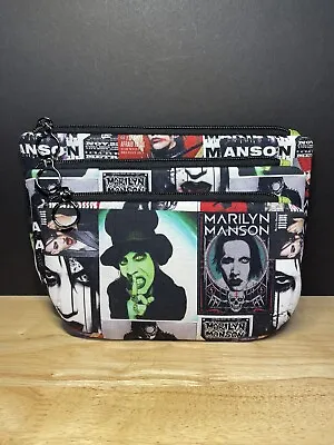 Marilyn Manson Music Record Covers Handmade Zipper Pouch Set NEW! • $49.99