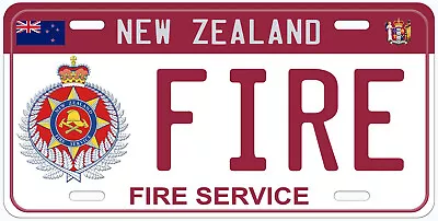 New Zealand Fire Service Any Name Personalized Novelty Car License Plate • $18.89