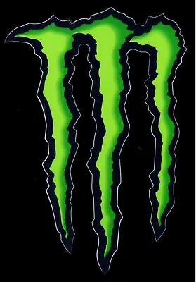 *BRAND NEW* Monster Energy Drink Stickers Logo Decal M Claw 4 X5  *BRAND NEW* • $5.75