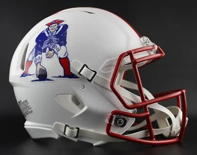 NEW ENGLAND PATRIOTS NFL Full Size REPLICA Throwback Football Helmet • $139.99