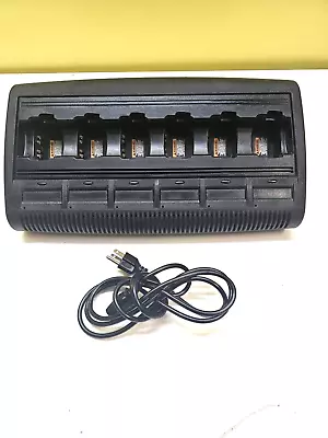 Motorola WPLN4197A Impres Six Bank Charger For HT750 HT1250 PR860 Two Way Radios • $84.99