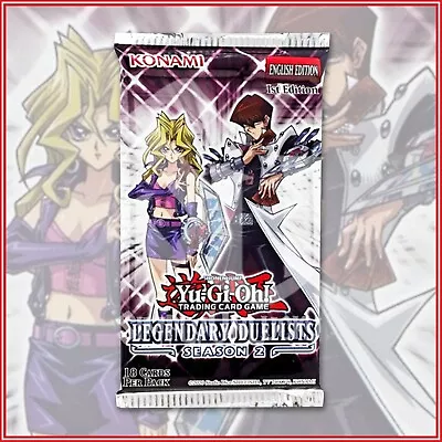 YuGiOh LEGENDARY DUELISTS: SEASON 2 BOOSTER (18 Cards) KAIBA 🔥 • $8