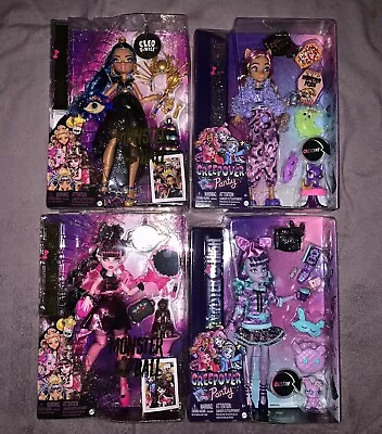 Monster High Creepover Party And  Monster Ball -New In Box. Lot Of 4 • $62.50