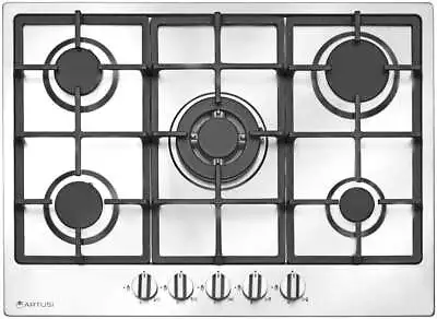 Artusi 70cm Gas Cooktop CAGH75X • $524