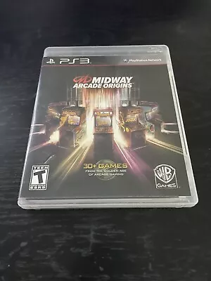 COMPLETE Midway Arcade Origins (Sony PlayStation 3 2012) PS3 • $24.99