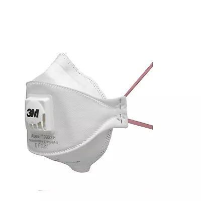 5x 3M Aura 9332+ Face Mask Valved Disposable Respirator FFP3 Sealed FREE POST • £4.90