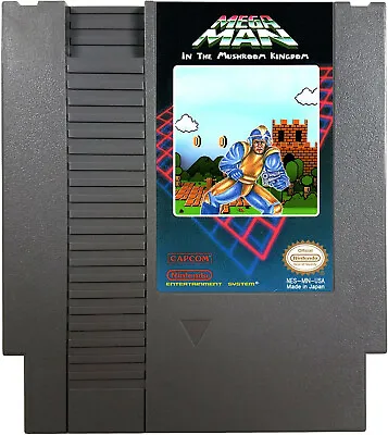 Mega Man In The Mushroom Kingdom NES Nintendo. Ships From USA. Tested • $39.99