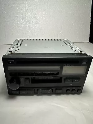 1996 Toyota Land Cruiser Factory Radio Cassette CD OEM 86120-33040 FOR PARTS. • $150