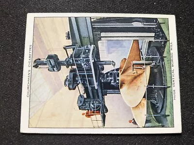 1938 Churchman Modern Wonder Card # 34 Huge Vertical Boring Mill (VG/EX) • $4.95