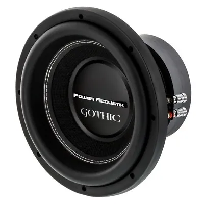 NEW Power Acoustik Gothic GW3-10 1000 Watts 10  Dual 2 Ohm Car Audio Subwoofer • $89.90