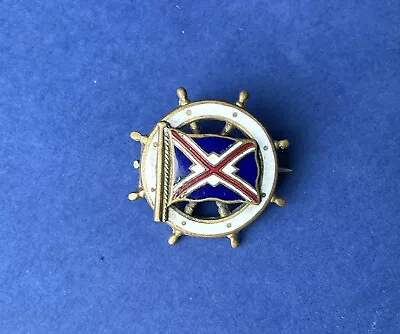 Vintage Union-Castle Line Shipping Pin Badge Circa WW1 ? SIP Liner Boat Curio • £14.99