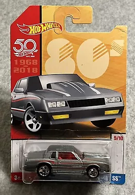 2018 Hot Wheels 50th Anniversary Throwback ’86 Monte Carlo SS #5 • $10.50