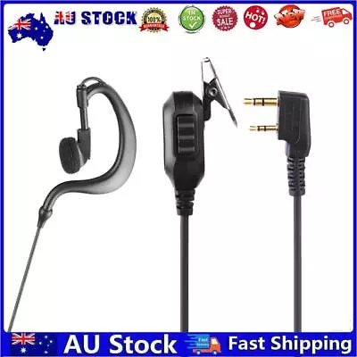 AU Walkie Talkie Earpiece G Type Earhook For Baofeng UV-5R Kenwood Two Way Radio • $14.90